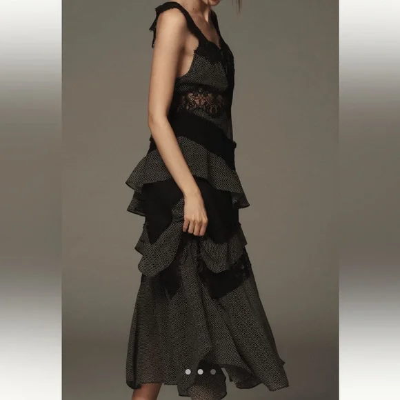 knee length dresses for ladies Dahlia Lace Midi Dress – SIMKHAI